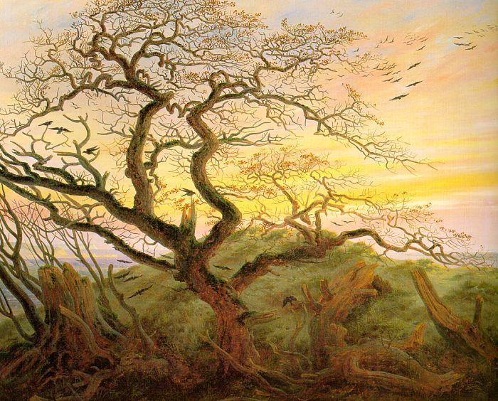 Caspar David Friedrich The Tree of Crows oil painting image